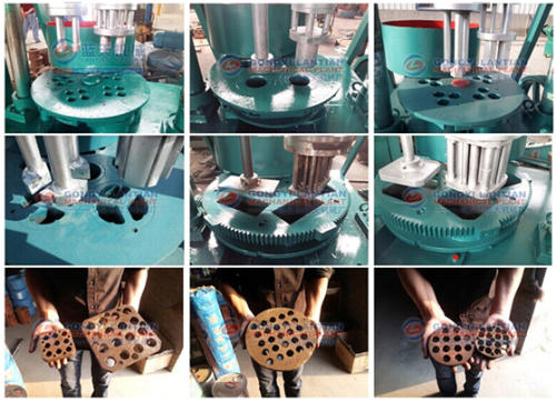 Honeycomb coal briquette machine