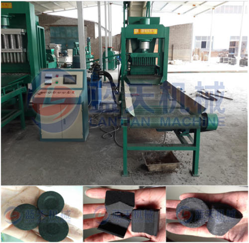 shisha coal making machine