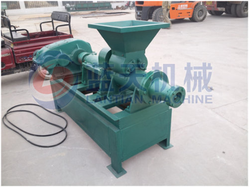Charcoal extruding machine