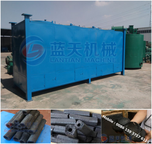 Sawdust briquette carbonization furnace