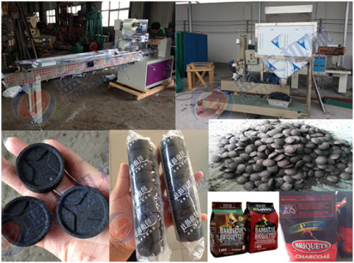 BBQ charcoal packing machine